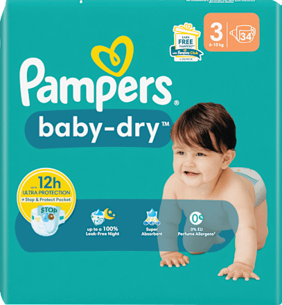Windeln Baby Dry Gr.3 Midi (6-10 kg) Pampers