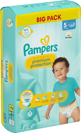 Windeln Premium Protection Gr.5 Junior (11-16kg), Big Pack Pampers