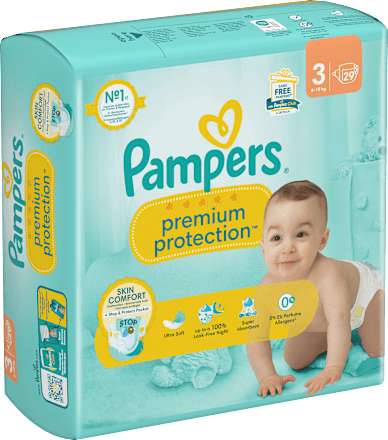 Windeln Premium Protection Gr. 3 Midi (6-10 kg) Pampers premium protection