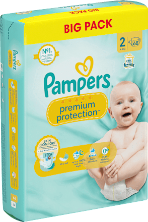 Windeln Premium Protection Gr.2 Mini, New Baby (4-8kg), Big Pack Pampers