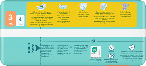 Windeln Premium Protection Gr. 3 Midi (6-10 kg) Pampers premium protection