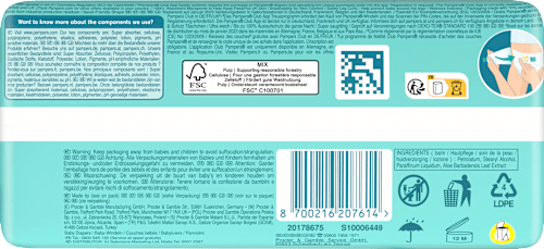 Windeln Premium Protection Gr.2 Mini, New Baby (4-8kg), Single Pack Pampers premium protection