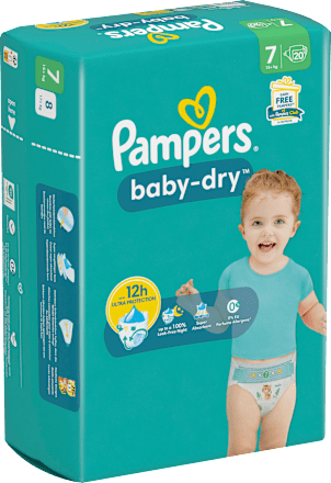 Windeln Baby Dry Gr. 7 Extra Large (15+ kg) Pampers