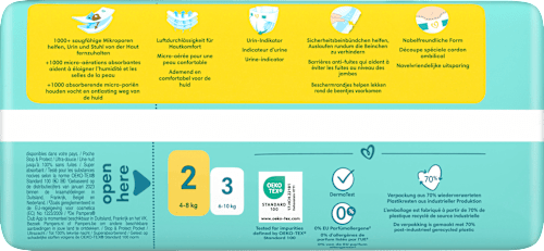 Windeln Premium Protection Gr.2 Mini, New Baby (4-8kg), Single Pack Pampers premium protection