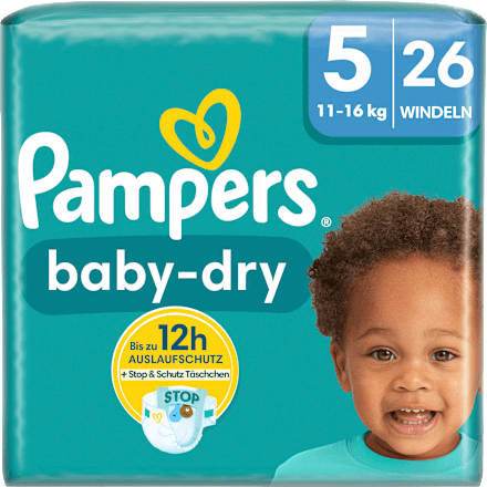 Windeln Baby Dry Gr.5 Junior (11-16 kg) Pampers