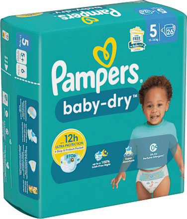 Windeln Baby Dry Gr.5 Junior (11-16 kg) Pampers