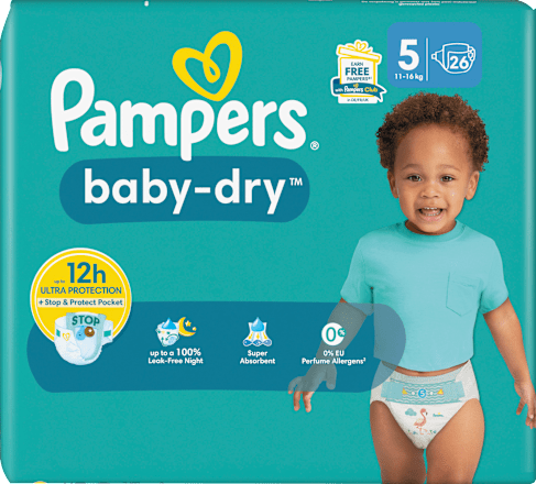 Windeln Baby Dry Gr.5 Junior (11-16 kg) Pampers