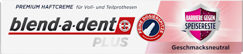 Haftcreme Barriere gegen Speisereste blend-a-dent