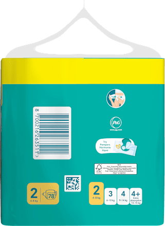 Windeln Baby Dry Gr. 2 Mini (4-8kg), Big Pack Pampers