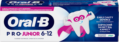Otroška zobna pasta Pro Junior, primerna za otroke do 12. leta Oral-B