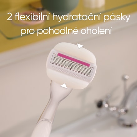 ComfortGlide dámský holicí strojek Sugarberry Scent + 1 hlavice Gillette Venus