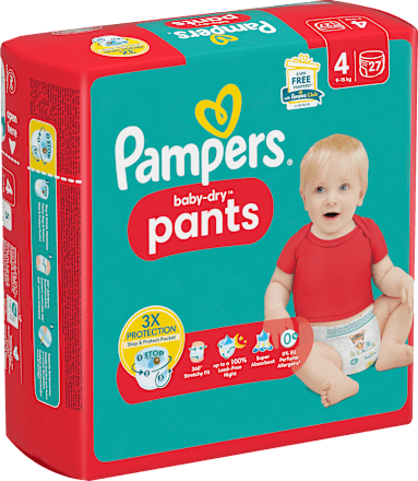 Baby Pants Baby Dry Gr.4 Maxi (9-15 kg) Pampers