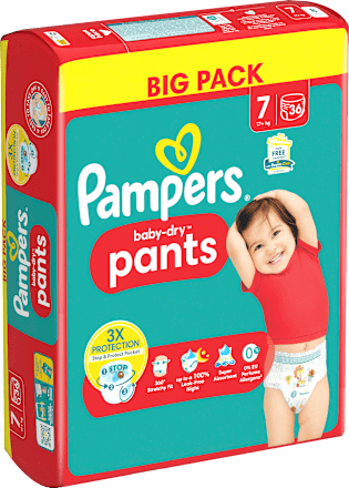 Baby Pants Baby Dry Gr.7 Extra Large (17+kg), Big Pack Pampers
