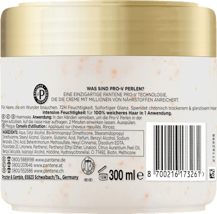 Haarmaske miracles Hydra Glow Deep Hydration PANTENE PRO-V