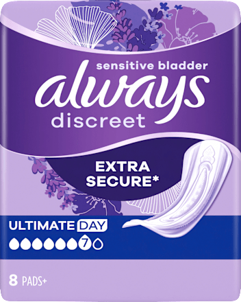 discreet Einlagen Inkontinenz Ultimate Tag  always