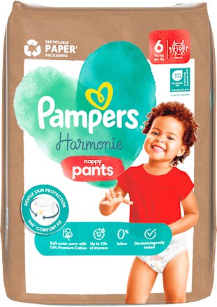 Pieluchomajtki Harmonie rozmiar 6, 15+ kg Pampers Harmonie