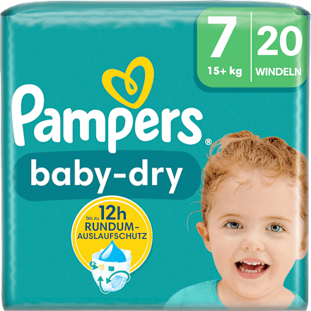 Windeln Baby Dry Gr. 7 Extra Large (15+ kg) Pampers