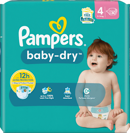 Windeln Baby Dry Gr.4 Maxi (9-14 kg) Pampers