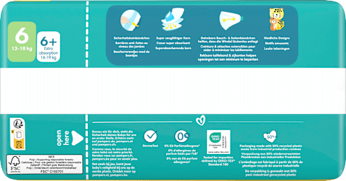 Windeln Baby Dry Gr.6 Extra Large (13-18kg), Big Pack Pampers