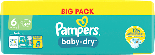 Windeln Baby Dry Gr.6 Extra Large (13-18kg), Big Pack Pampers