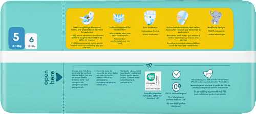 Windeln Premium Protection Gr.5 Junior (11-16kg), Big Pack Pampers