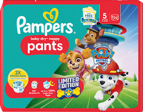 Baby Pants Baby Dry Gr.5 Junior (12-17 kg) Limited Edition Paw Patrol Pampers