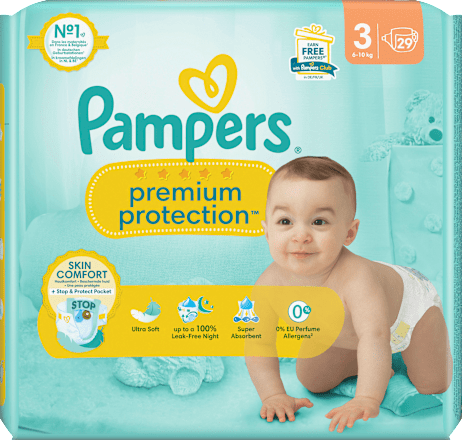 Windeln Premium Protection Gr. 3 Midi (6-10 kg) Pampers