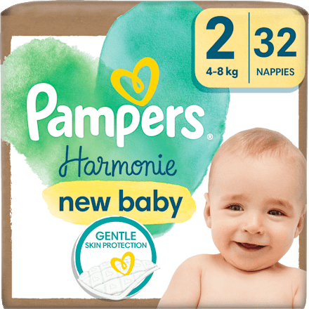 Plienky veľkosť 2 (4 - 8 kg) Pampers Harmonie