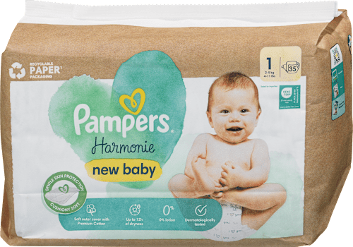 Plenice velikost 1 (2-5 kg) Pampers Harmonie