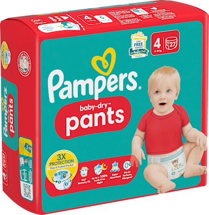 Baby Pants Baby Dry Gr.4 Maxi (9-15 kg) Pampers