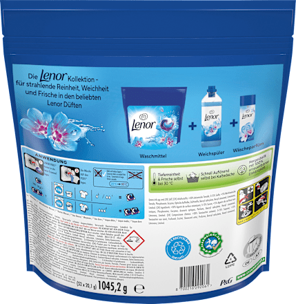 Vollwaschmittel Pods Aprilfrisch (2x52 Pods) Lenor
