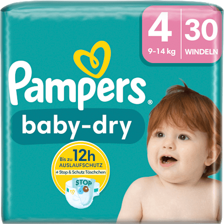 Windeln Baby Dry Gr.4 Maxi (9-14 kg) Pampers