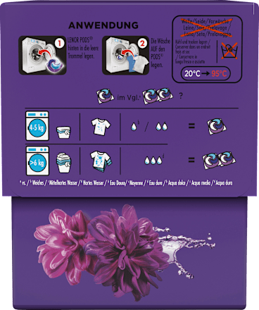 Colorwaschmittel Amethyst Blütentraum Pods Lenor