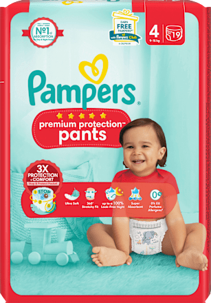 Windeln Premium Protection Pants Gr.4 Maxi (9-15kg), Single Pack Pampers