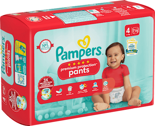 Windeln Premium Protection Pants Gr.4 Maxi (9-15kg), Single Pack Pampers
