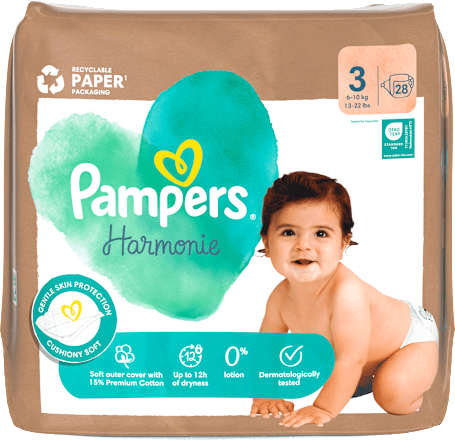 Pieluchy Harmonie rozmiar 3, 6-10 kg Pampers Harmonie