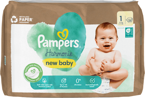 Plenice velikost 1 (2-5 kg) Pampers Harmonie