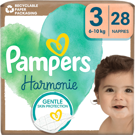 Plienky veľkosť 3 (6 - 10 kg) Pampers Harmonie