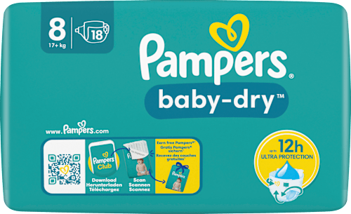 Windeln Baby Dry Gr.8 Extra Large (17+ kg) Pampers