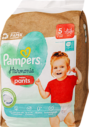 Bugyipelenka, 12-17 kg, 5-ös méret Pampers Harmonie