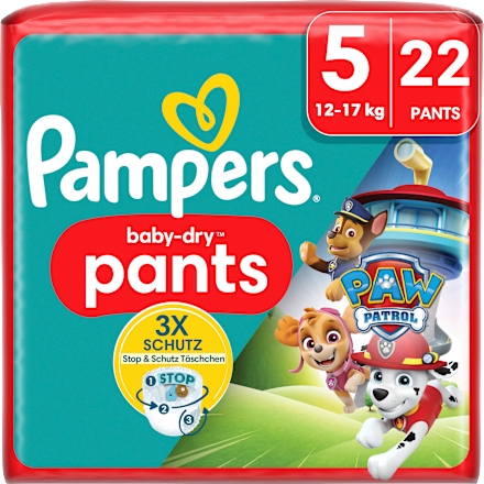 Baby Pants Baby Dry Gr.5 Junior (12-17 kg) Limited Edition Paw Patrol Pampers