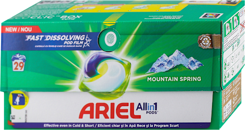 PODS Mountain Spring All in 1 kapsule za veš  ARIEL