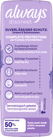 discreet Einlagen Inkontinenz Ultimate Tag  always