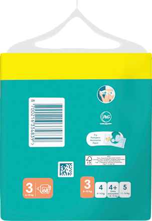 Windeln Baby Dry Gr. 3 Midi (6-10kg), Big Pack Pampers