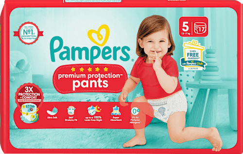 Windeln Premium Protection Pants Gr.5 Junior (12-17kg) Pampers