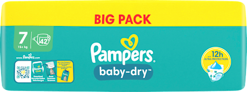 Windeln Baby Dry Gr.7 Extra Large (15+kg), Big Pack Pampers