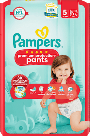Windeln Premium Protection Pants Gr.5 Junior (12-17kg) Pampers premium protection