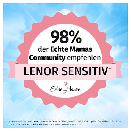 Vollwaschmittel sensitiv flüssig  Lenor