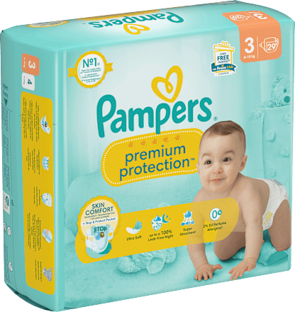 Windeln Premium Protection Gr. 3 Midi (6-10 kg) Pampers premium protection