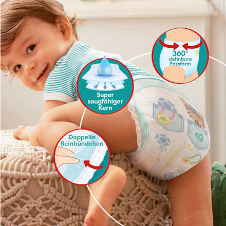 Baby Pants Baby Dry Gr.8 Extra Large (19+kg), Big Pack Pampers